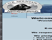 Tablet Screenshot of elk-mtn-newfoundlands.com